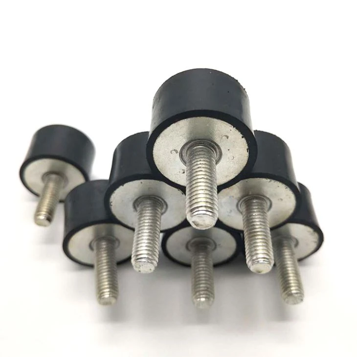 M6 Male Female End Rubber Vibration Mount Isolator Damper 20mm X 25mm